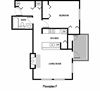 One bedroom One bathroom Floor Plan One bedroom One bathroom Floor Plan F with 615 square feet, at Charbonneau, Washington